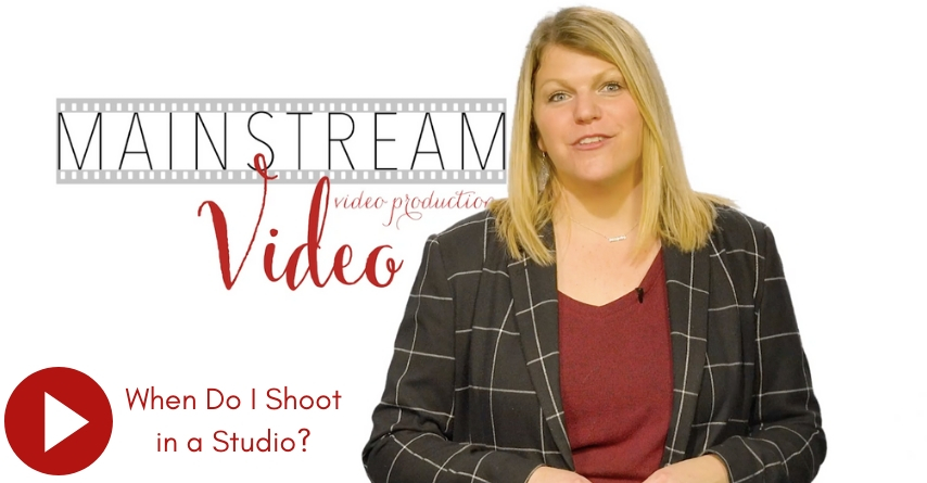 Mainstream Video Video: When Should I Shoot my Video in a Studio?
