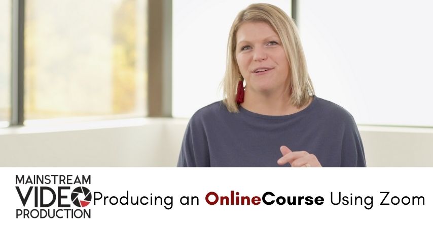 Behind the Stream: Producing an Online Course Using Zoom