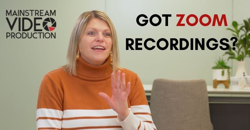 Behind the Stream: Got Zoom Recordings?